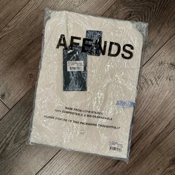 BNWT Afends - Stratosphere - Men's Organic Oversized Cuban Short Sleeve Shirt - Picture 5 of 5